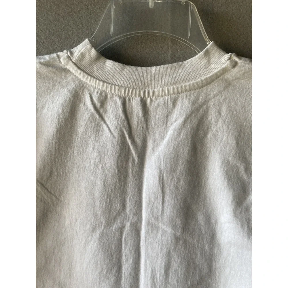 Bugle Boy Men's Shirt XL  White Turkey Marmaris Crew Neck Surfing Beach 2160